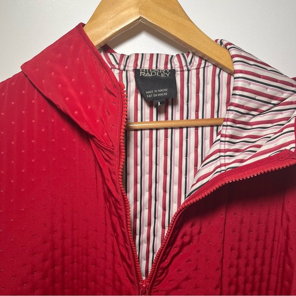 HILARY RADLEY - Vintage Red Quilted Jacket - Women’s L - Picture 4 of 13